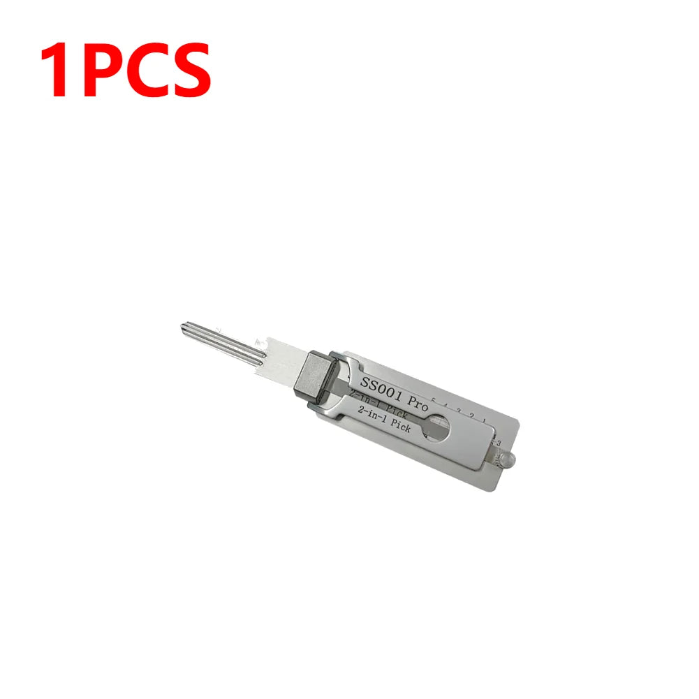 VODOOL 2-in-1 Stainless Steel Key Decoder and Pickup Tool Kit