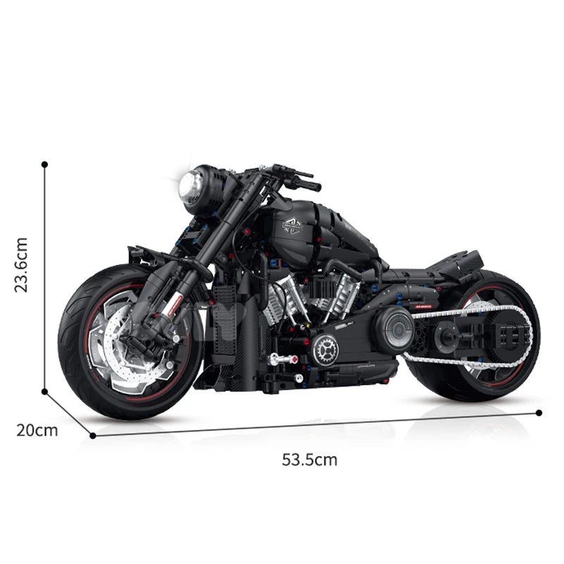 2000+ Racing Motorcycle Building Blocks Set - Creative DIY Toy