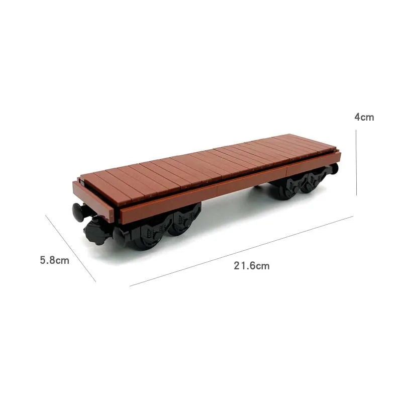 XQ MOC Train Carriage Building Blocks - Eco-Friendly Play Set