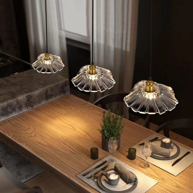 Luxury Lotus Pendant Chandelier for Coffee Shops & Restaurants