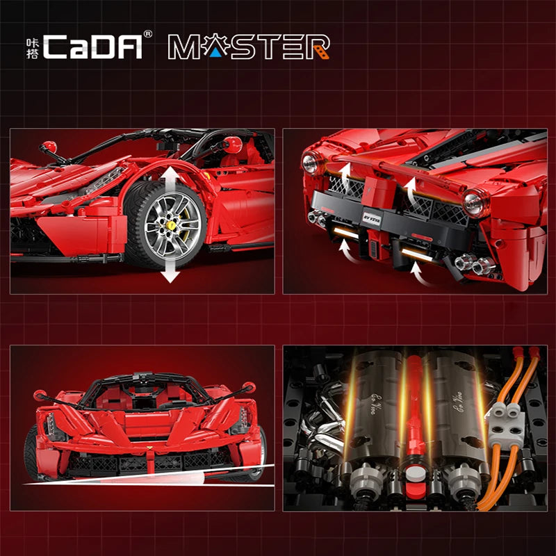Cada 4739PCS Hypercar Model Building Blocks - Ultimate Racing Experience