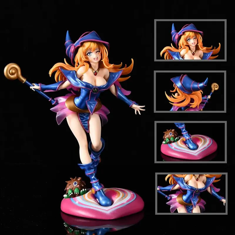 Dark Magician Girl PVC Figure - Collectible Anime Doll & Desktop Decor