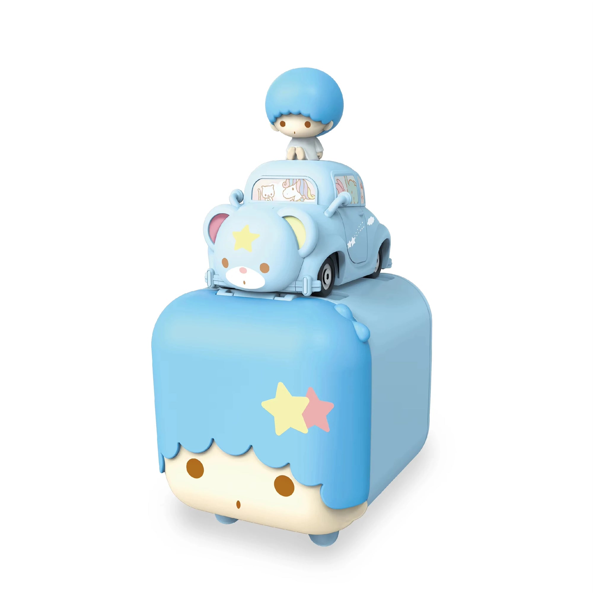 Kawaii Sanrio Character Car Toy Figure - Collectible Blind Box