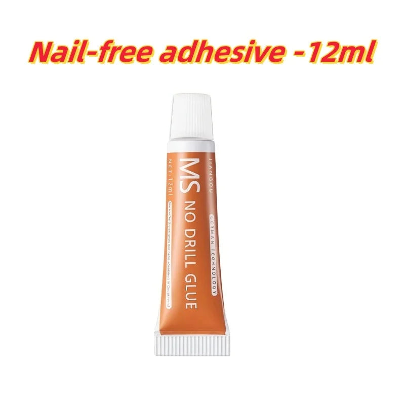 Heavy-Duty No-Nail Adhesive - High-Strength, Precision Application