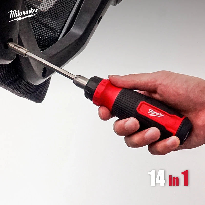 Milwaukee 14-in-1 Ratchet Magazine Screwdriver - Ultimate Maintenance Tool