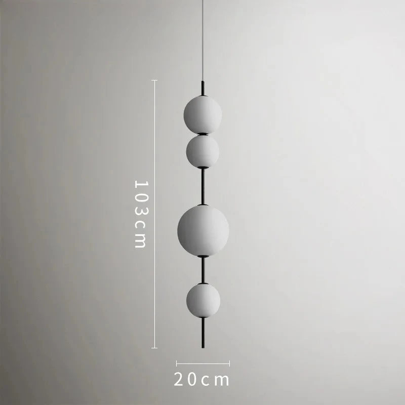 Nordic Minimalist LED Chandelier - Modern Pendant Light for Dining & Bedroom