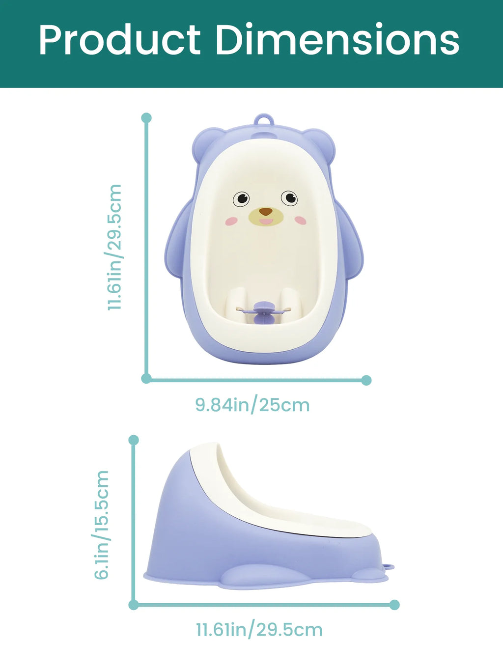 Cute Bear Kids Urinal - Fun & Easy Potty Training for Boys