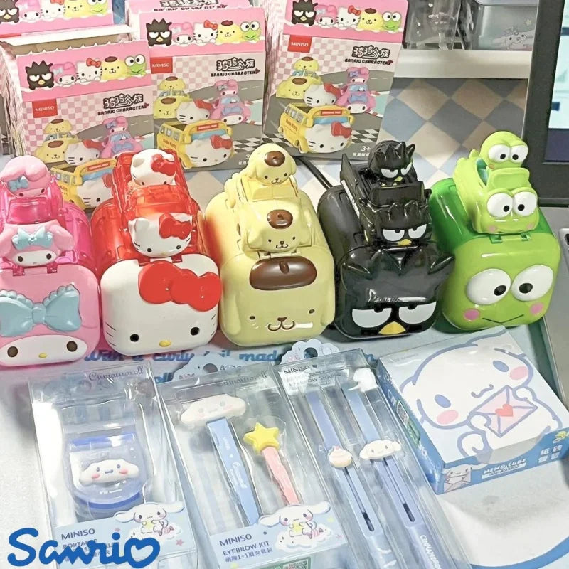 Kawaii Sanrio Character Car Toy Figure - Collectible Blind Box
