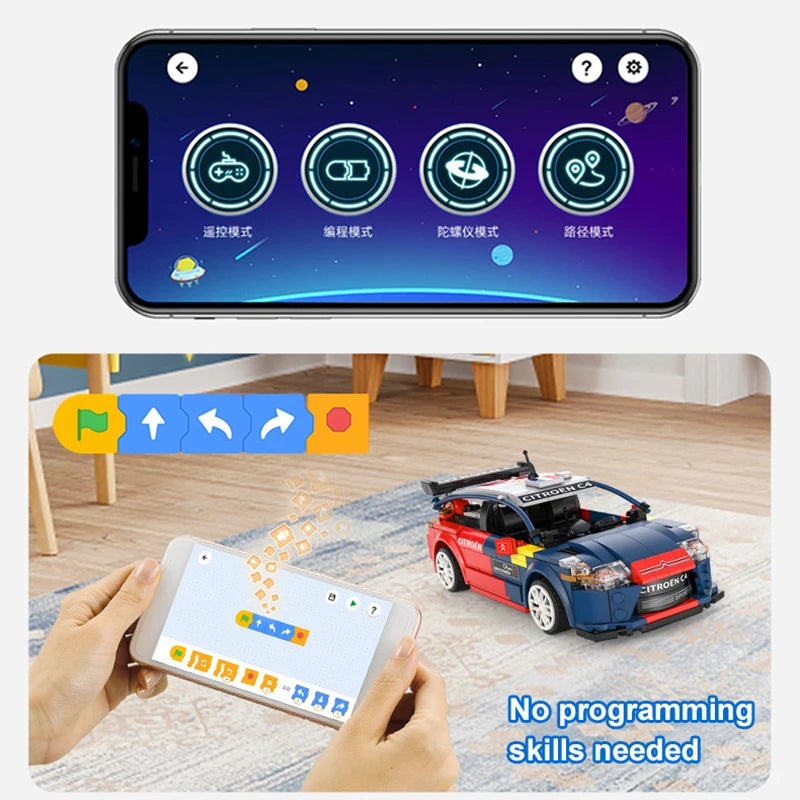 CADA Citroen WRC 2008 Remote Control Racing Car Building Blocks Set