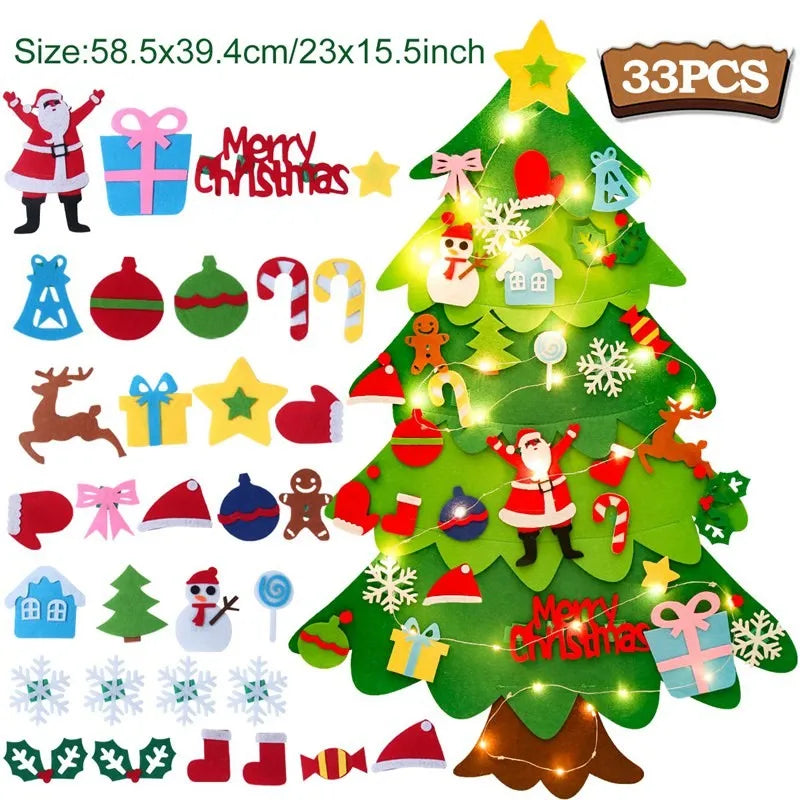 DIY Felt Christmas Tree - Festive Decoration for Kids & Family Fun