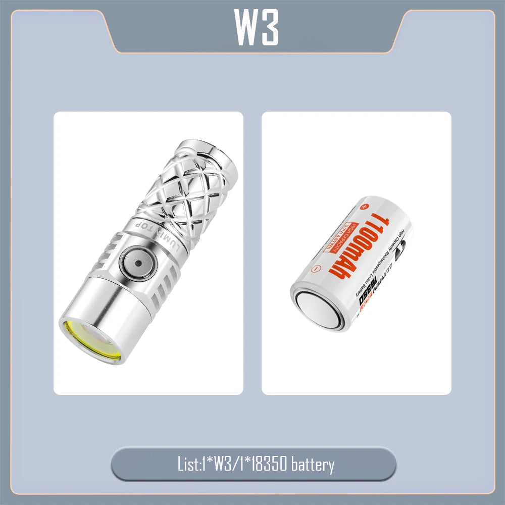 LUMINTOP W3 Rechargeable LED Flashlight - 700M Waterproof Tent Torch