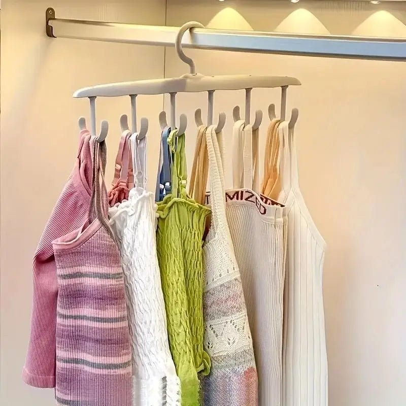 12-Hook Rotating Hanger - Space-Saving Closet Organizer