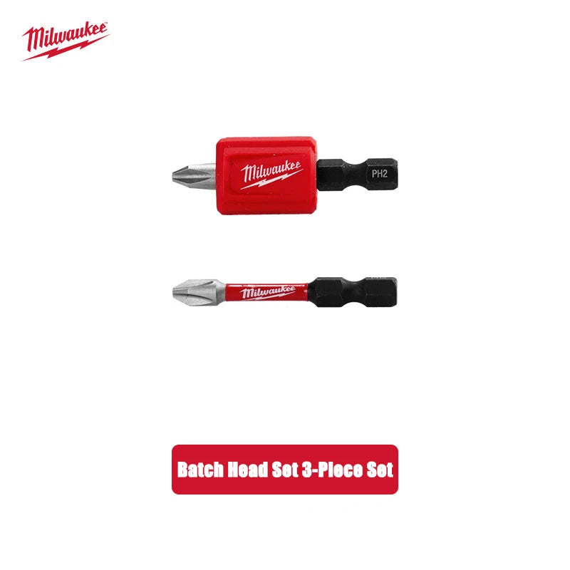 Milwaukee SHOCKWAVE Impact Duty Magnetic PH2 Bit Set - 3PC