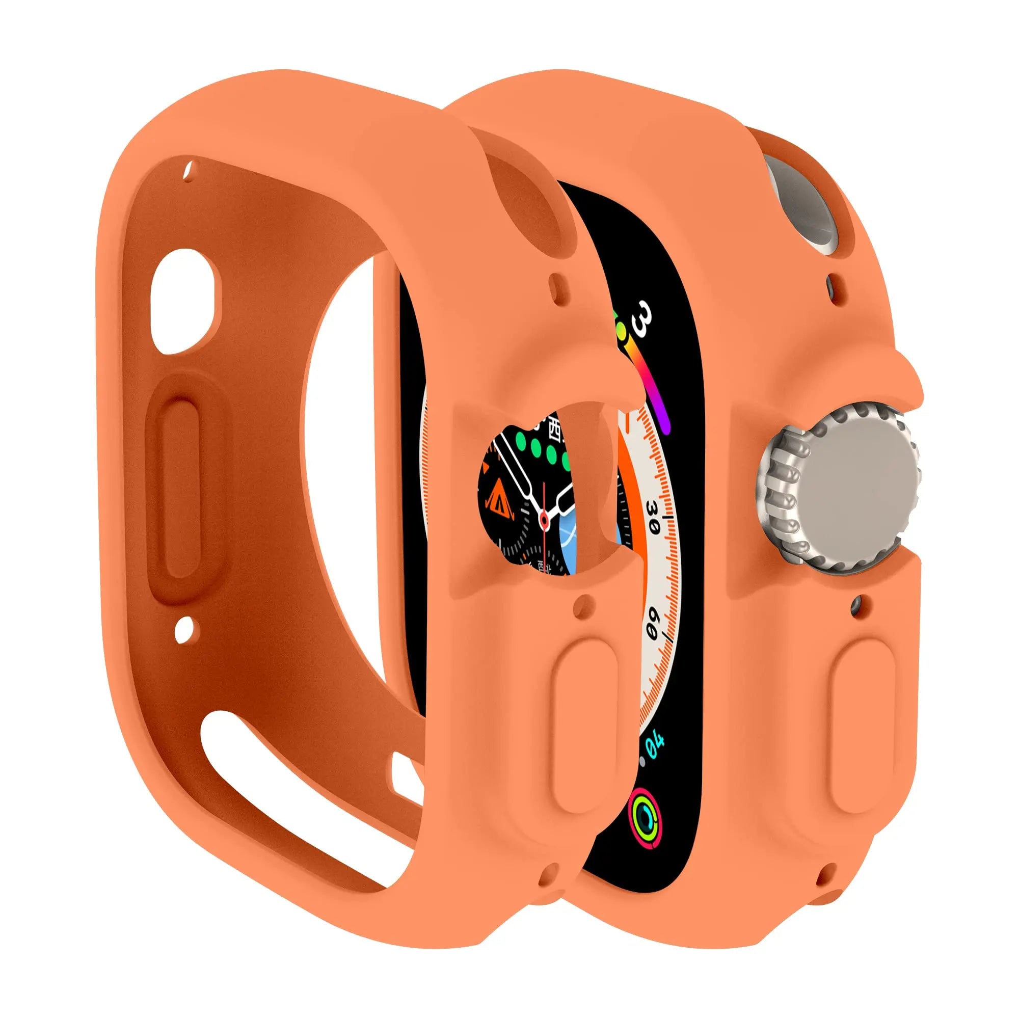 Shockproof Soft Silicone Cover for Apple Watch Ultra 49mm - TPU Bumper