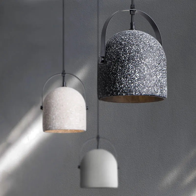 Stylish Nordic Cement Pendant Light Chandelier with E27 Base