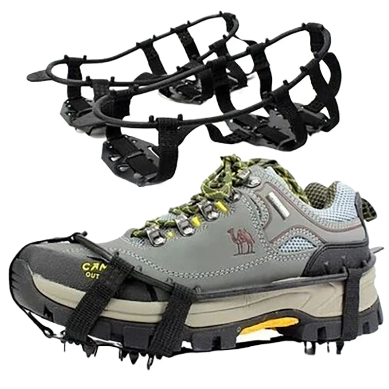24 Teeth Anti-Slip Crampons for Ice Climbing & Hiking - 1 Pair