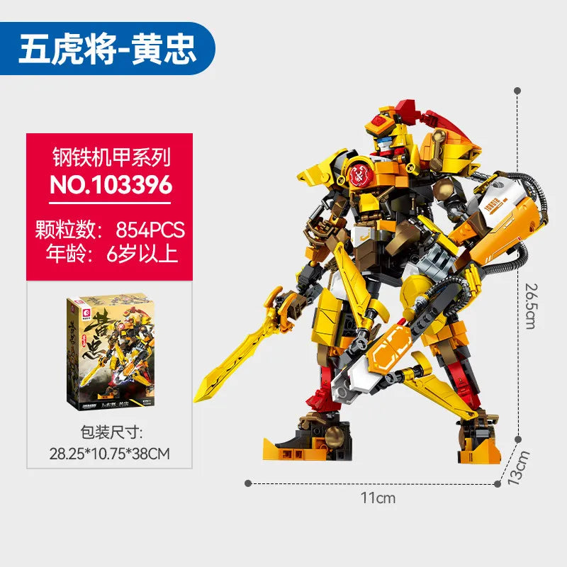 SEMBO Huang Zhong Mech Robot Building Blocks - Creative Action Model