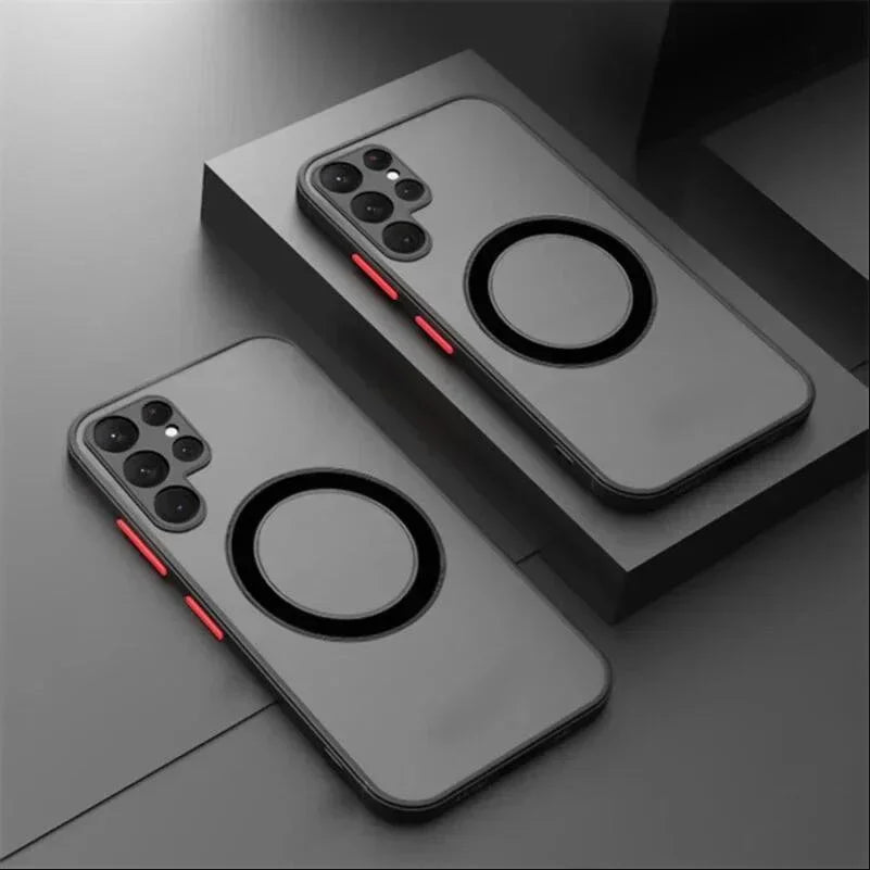Matte Hard Case for Samsung Galaxy S21/S22/S23 with MagSafe Compatibility