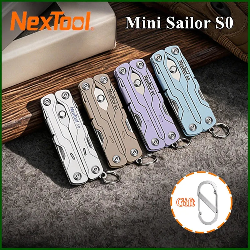 NexTool 8-in-1 Mini Sailor Scissors Pocket Multitool for Everyday Use