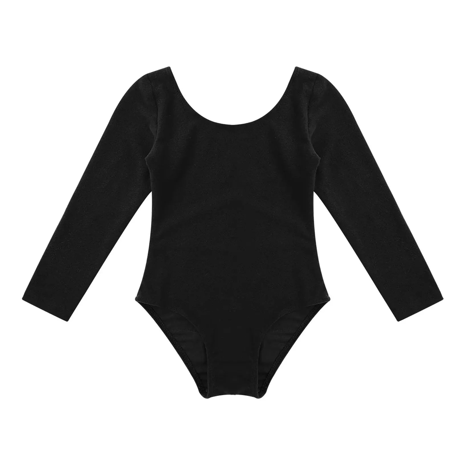 Girls Long Sleeve Ballet Leotard - Soft & Stretchy Dance Costume