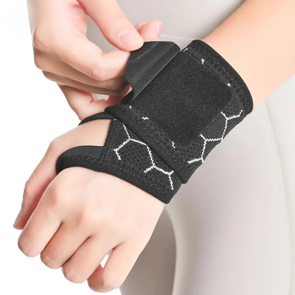 AOLIKES Wrist Brace for Carpal Tunnel Relief - Adjustable Compression Support