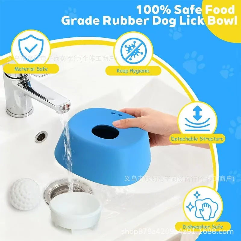 Pet Lick Bowl - Non-Slip Silicone Slow Feeder for Dogs & Cats