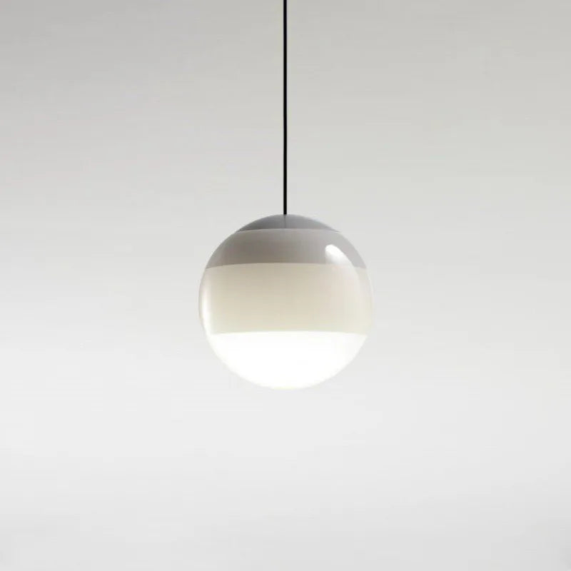 Modern Gradient Glass Ball Pendant Light for Home Decor