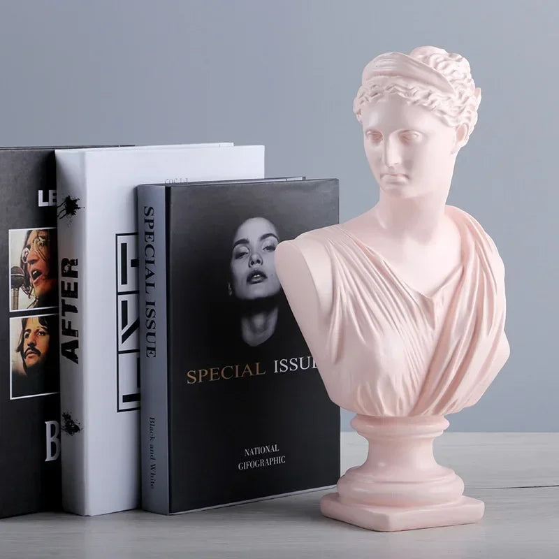 Elegant Resin Sculpture: David Venus Head for Stylish Home Decor