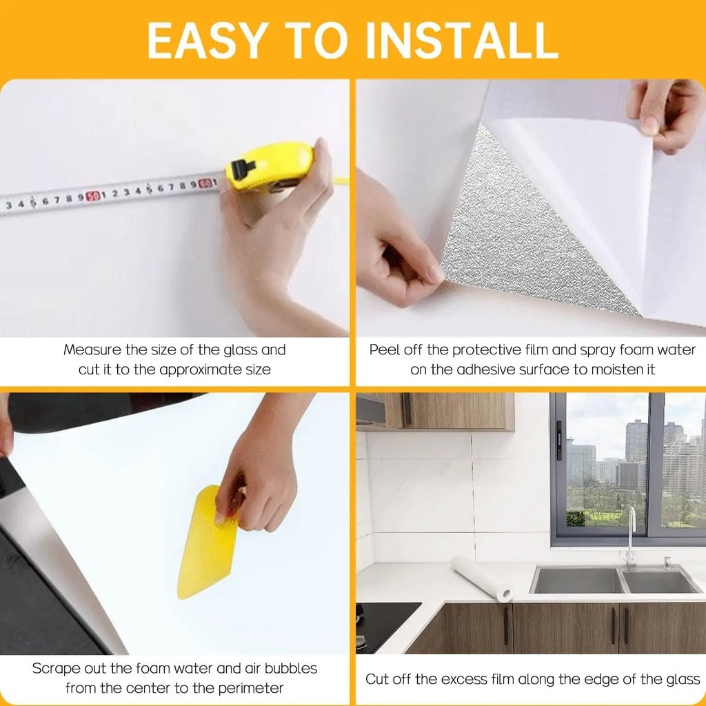 Waterproof Self-Adhesive PVC Wallpaper for Kitchen & Home Decor