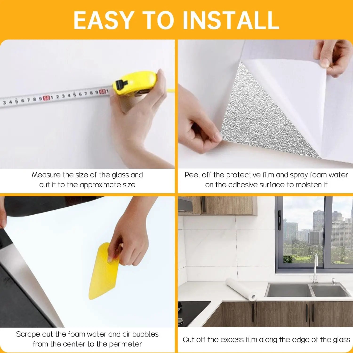 Waterproof Self-Adhesive PVC Wallpaper for Kitchen & Home Decor