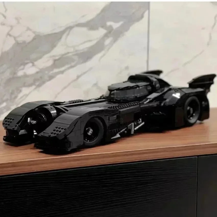1989 Batmobile Building Blocks Set - Fun Model for Kids & Collectors