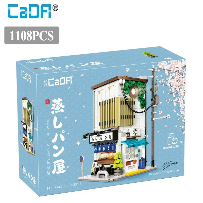 Cada City LED Café Building Blocks - Fun Architecture Set for Kids