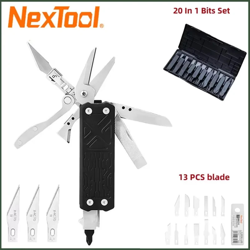 NexTool 10-in-1 Pocket Multitool – Versatile EDC Solution