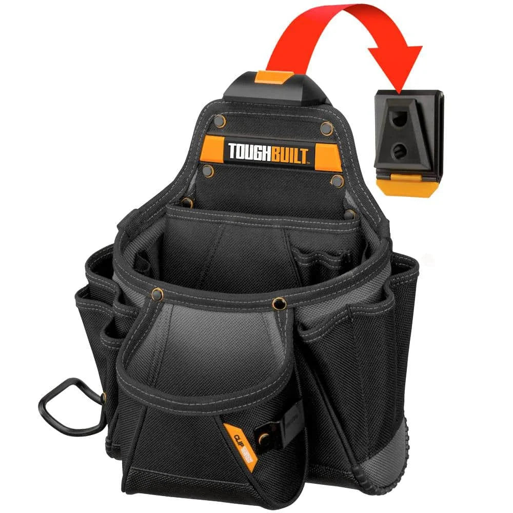 ToughBuilt Contractor Pouch - Large Tool Organizer with Kickstand