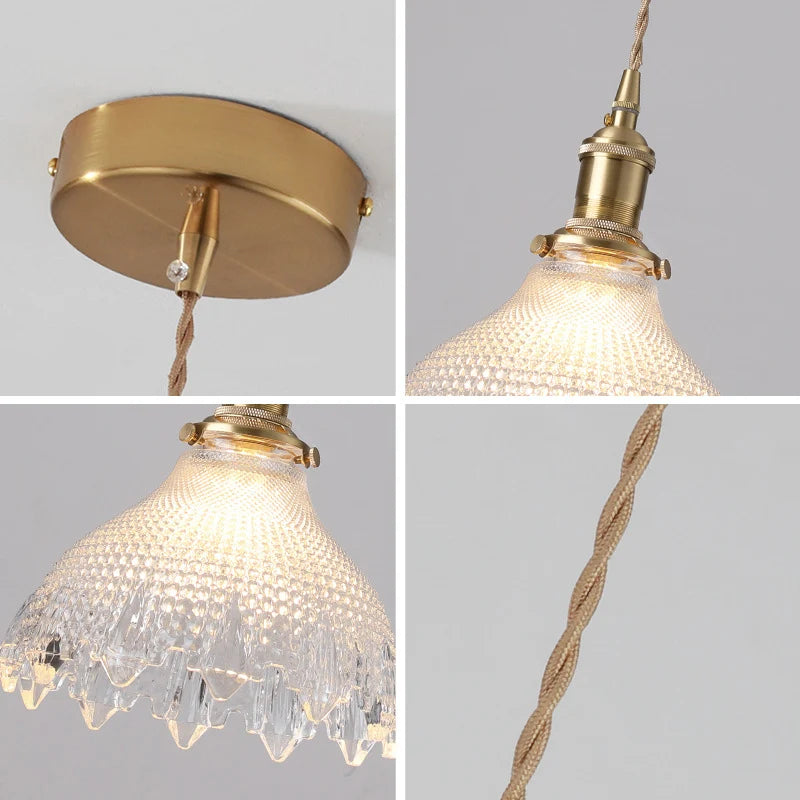 Stylish Glass Pendant Light for Dining Room & Restaurant Décor