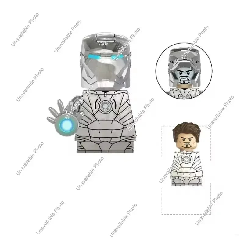 Hot Toys Mini Building Blocks Superhero Figures - Fun for All Ages