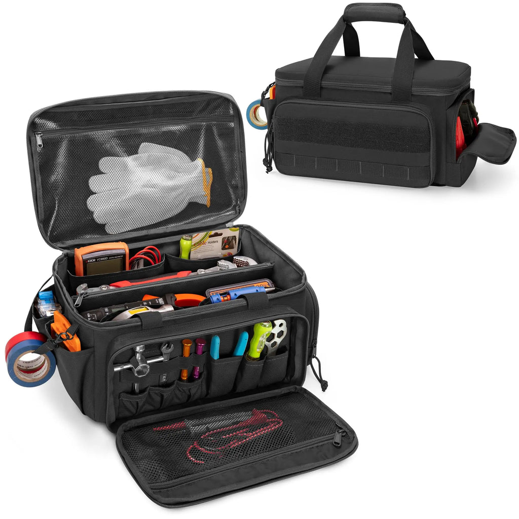 14 Inch Heavy Duty Multi-Purpose Tool Bag with Non-Slip Base
