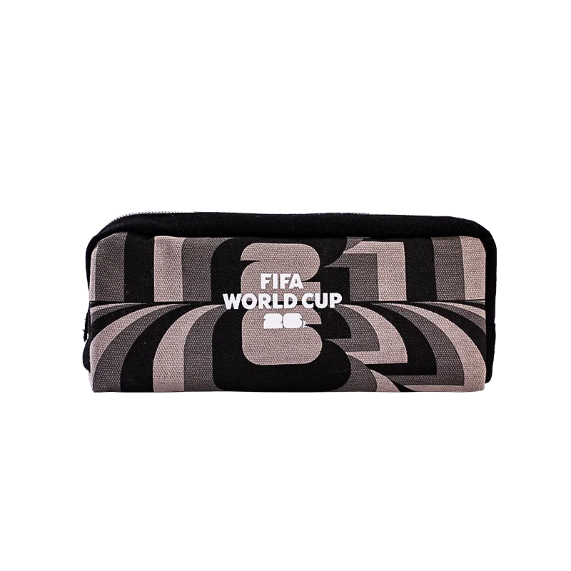 FIFA 2026 World Cup Canvas Pencil Case - Large Capacity Pouch