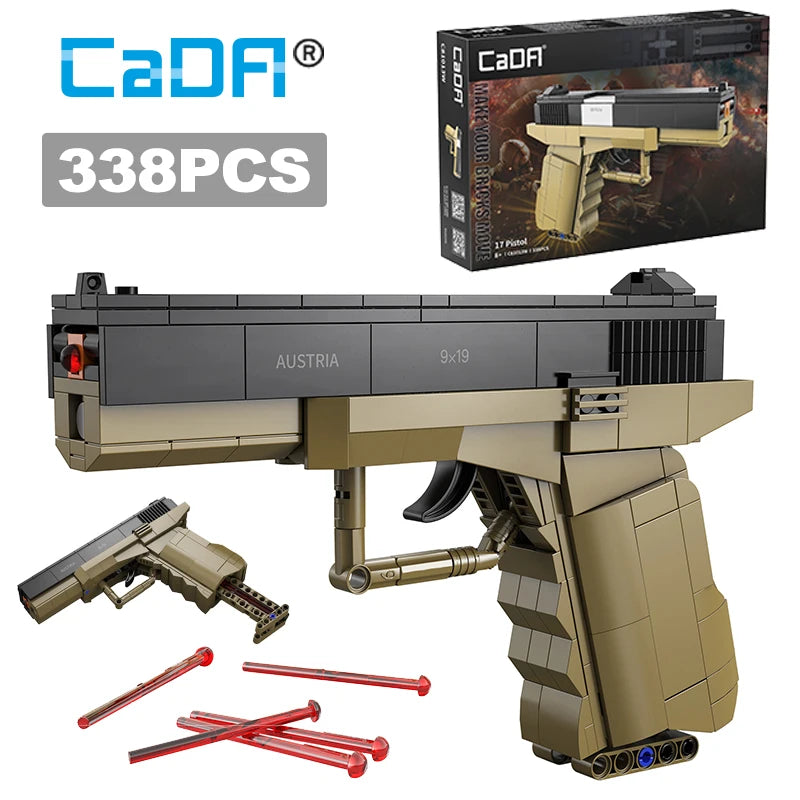 CADA Military Building Blocks - Creative Spear Toy for Kids