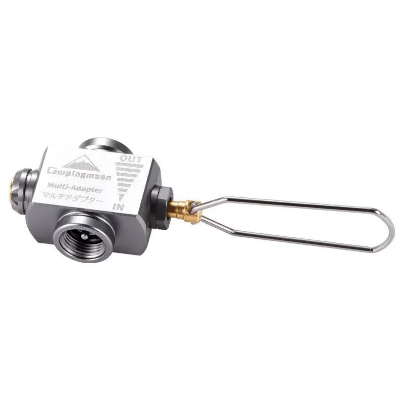 Lightweight CAMPINGMOON Z15 Gas Adapter for Safe Gas Refills