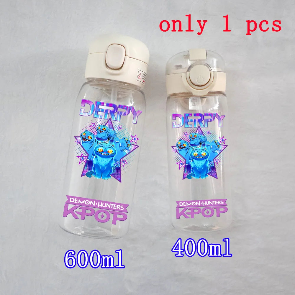 K-Pop Large Capacity Water Bottle - 400ML to 600ML for Fans