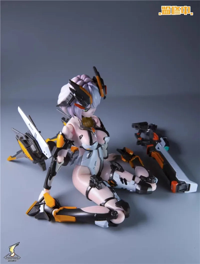 Flashpoint 1/12 Scale Mech Doll Hana with Replaceable Face - Full Set