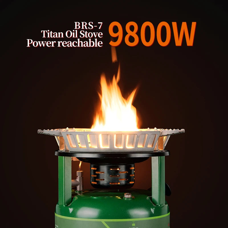 BRS-7 Windproof Portable Gas Stove for Outdoor Cooking