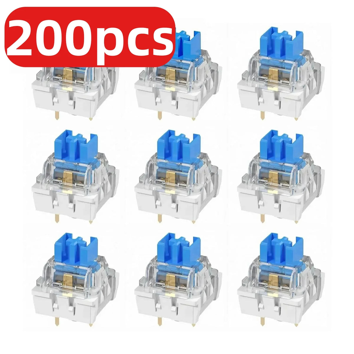 Tactile 3 Pin Keyboard Switch Replacement - 10/50/100/200 Pcs
