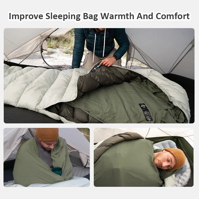 Naturehike Ultralight Sleeping Bag Liner - Portable Mummy Design