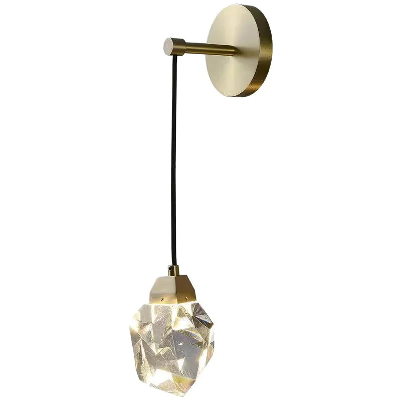 Modern Crystal Chandelier - Elegant Wall Lamp for Bedroom & Dining