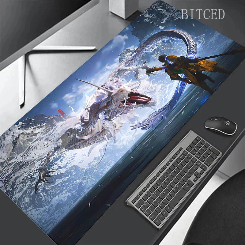 BITCED XXL Gaming Mousepad - Anti-Slip, Durable, Washable Mat
