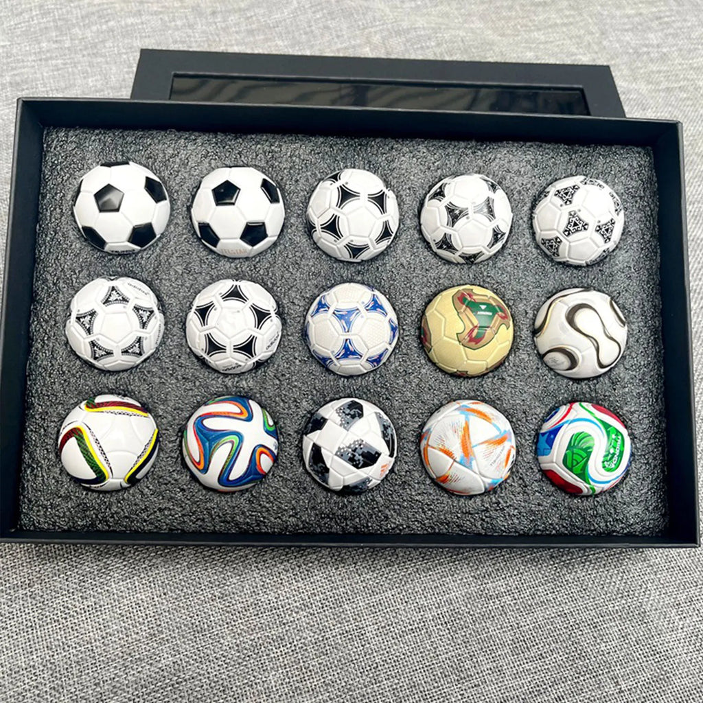15Pcs Mini Soccer Ball Collection - Perfect Fan Gift Set