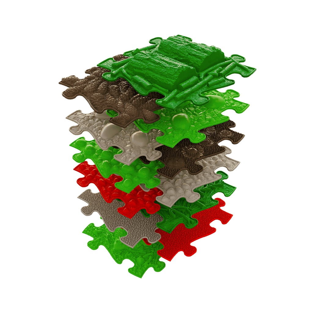 MUFFIK 12-Piece Sensory Playmat Set for Kids and Adults