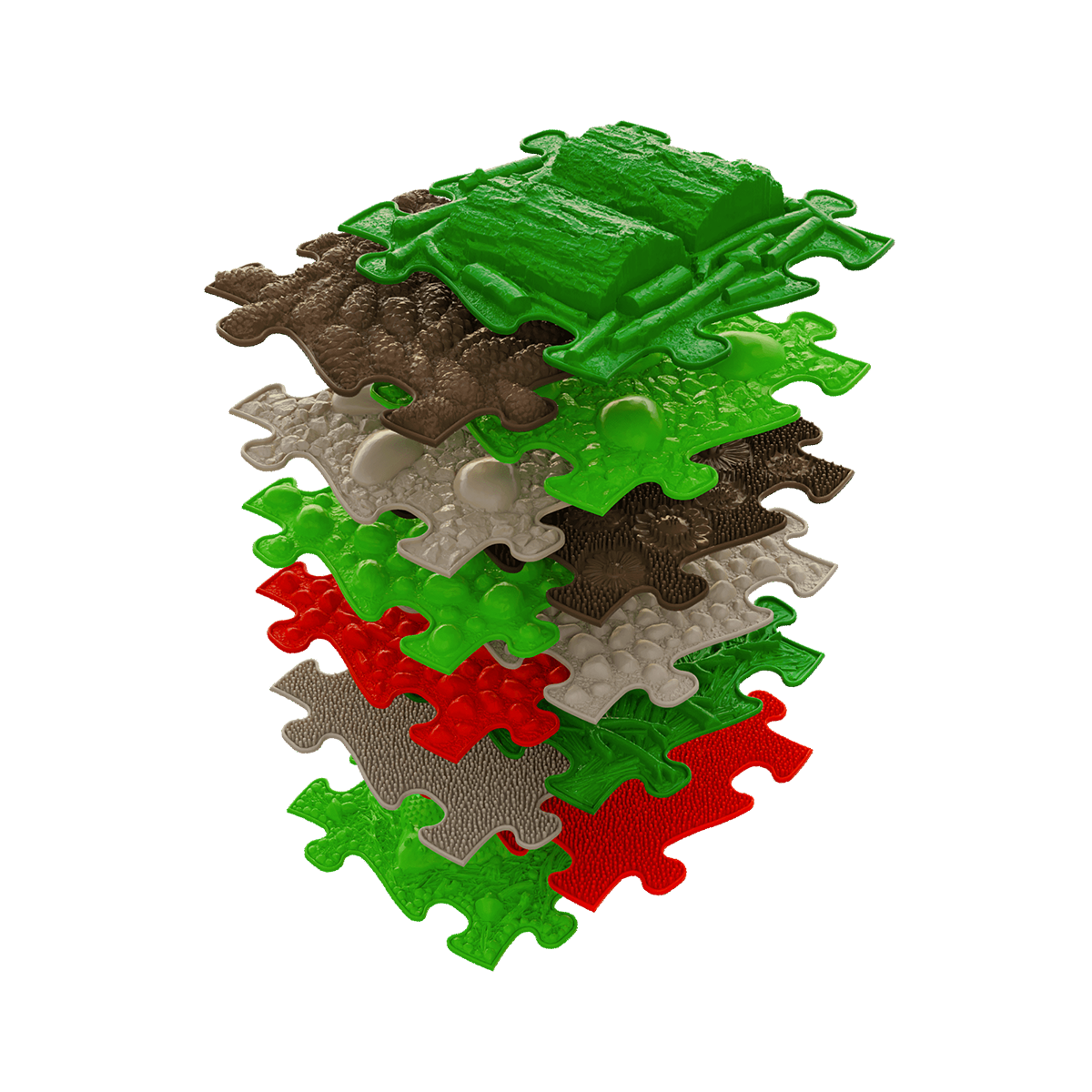 MUFFIK 12-Piece Sensory Playmat Set for Kids and Adults